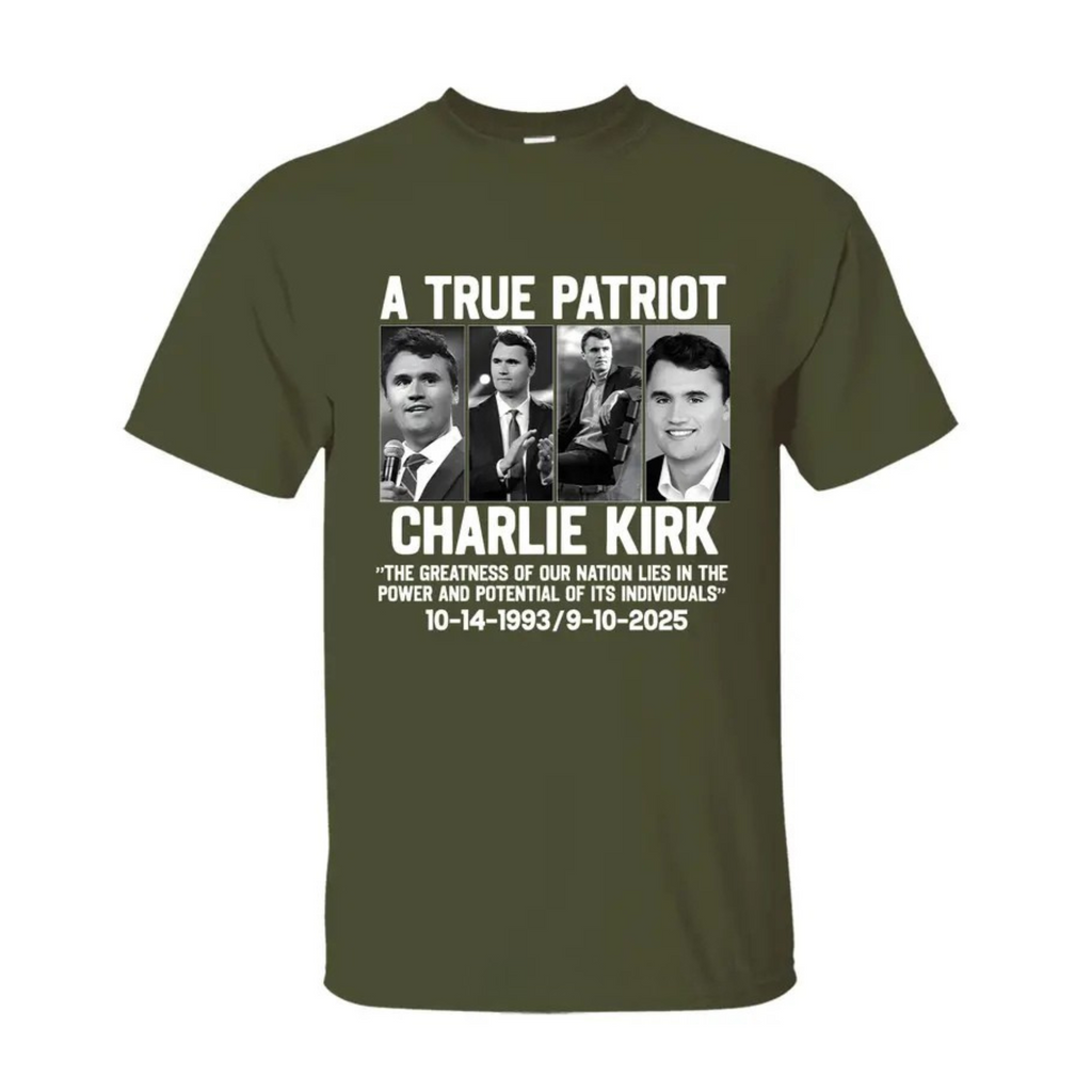 Charlie Kirk "Greatness of Our Nation" Patriotic Tee