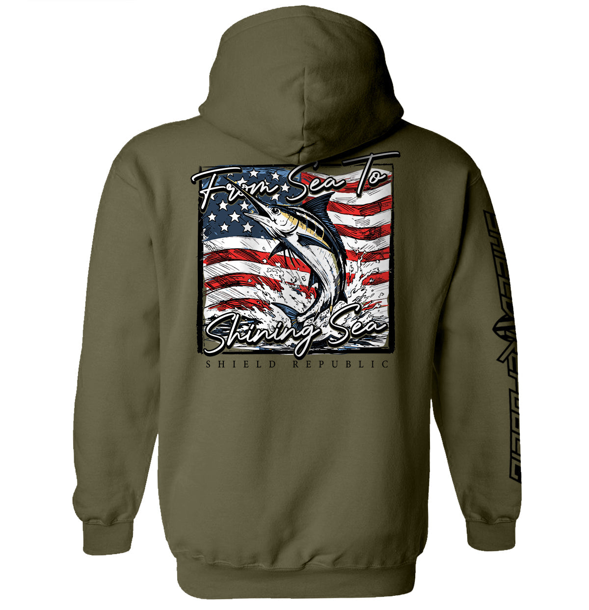 From Sea To Shining Sea - Marlin (Back Print)