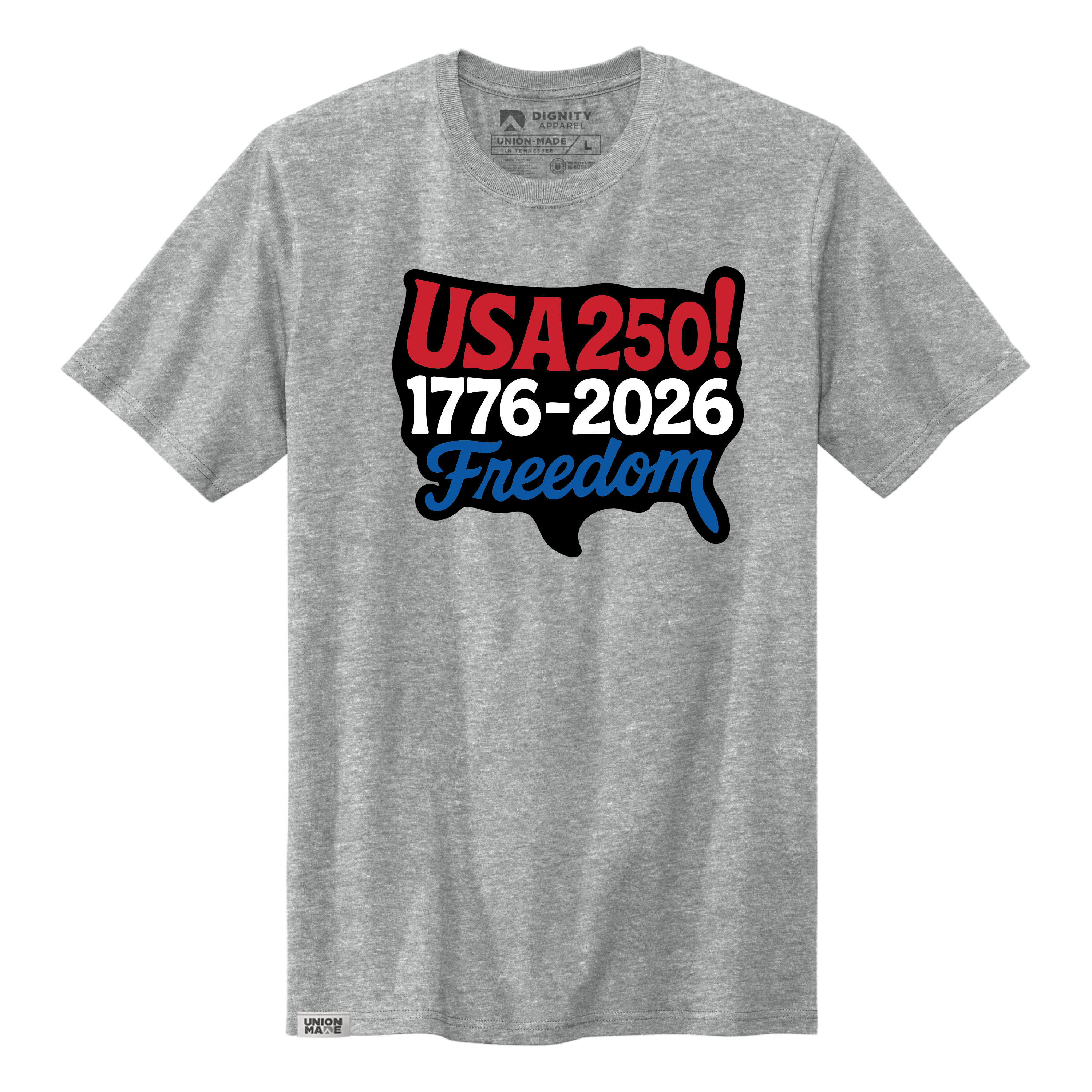 USA 250 Map Tee - Made in the USA