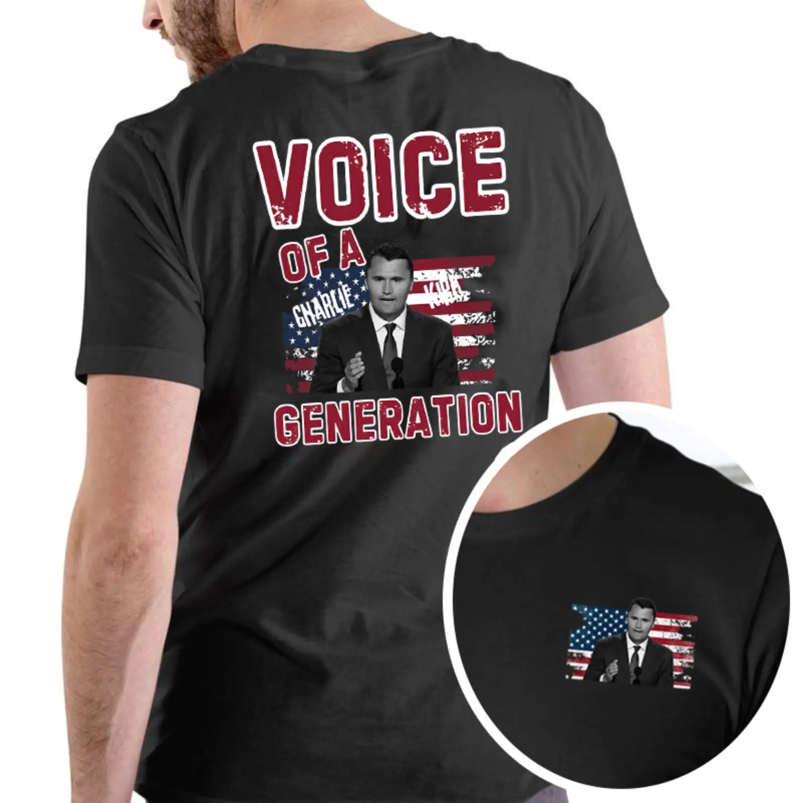 Charlie Kirk "Voice of a Generation" Tee