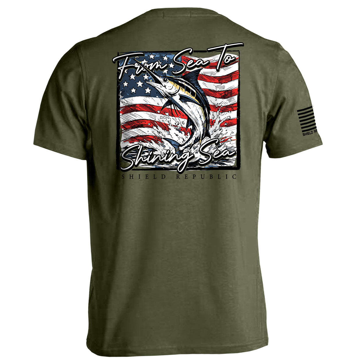 From Sea To Shining Sea - Marlin (Back Print)