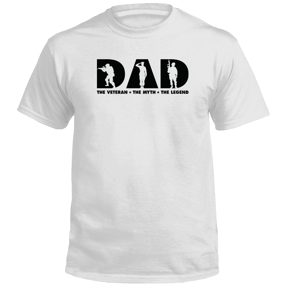 Dad The Veteran The Myth The Legend (Front)