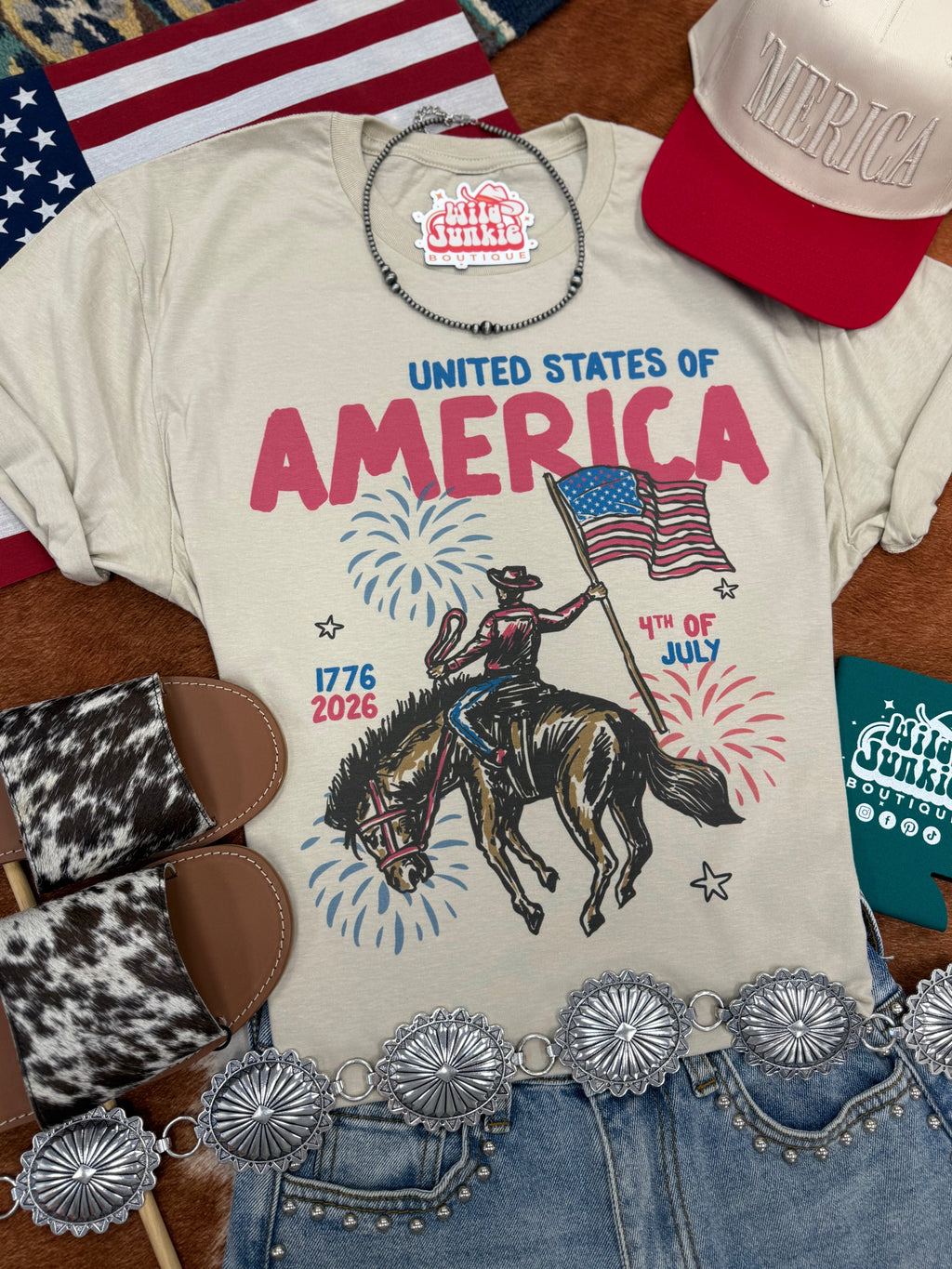 United States of America Cowboy Tee