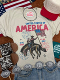 United States of America Cowboy Tee