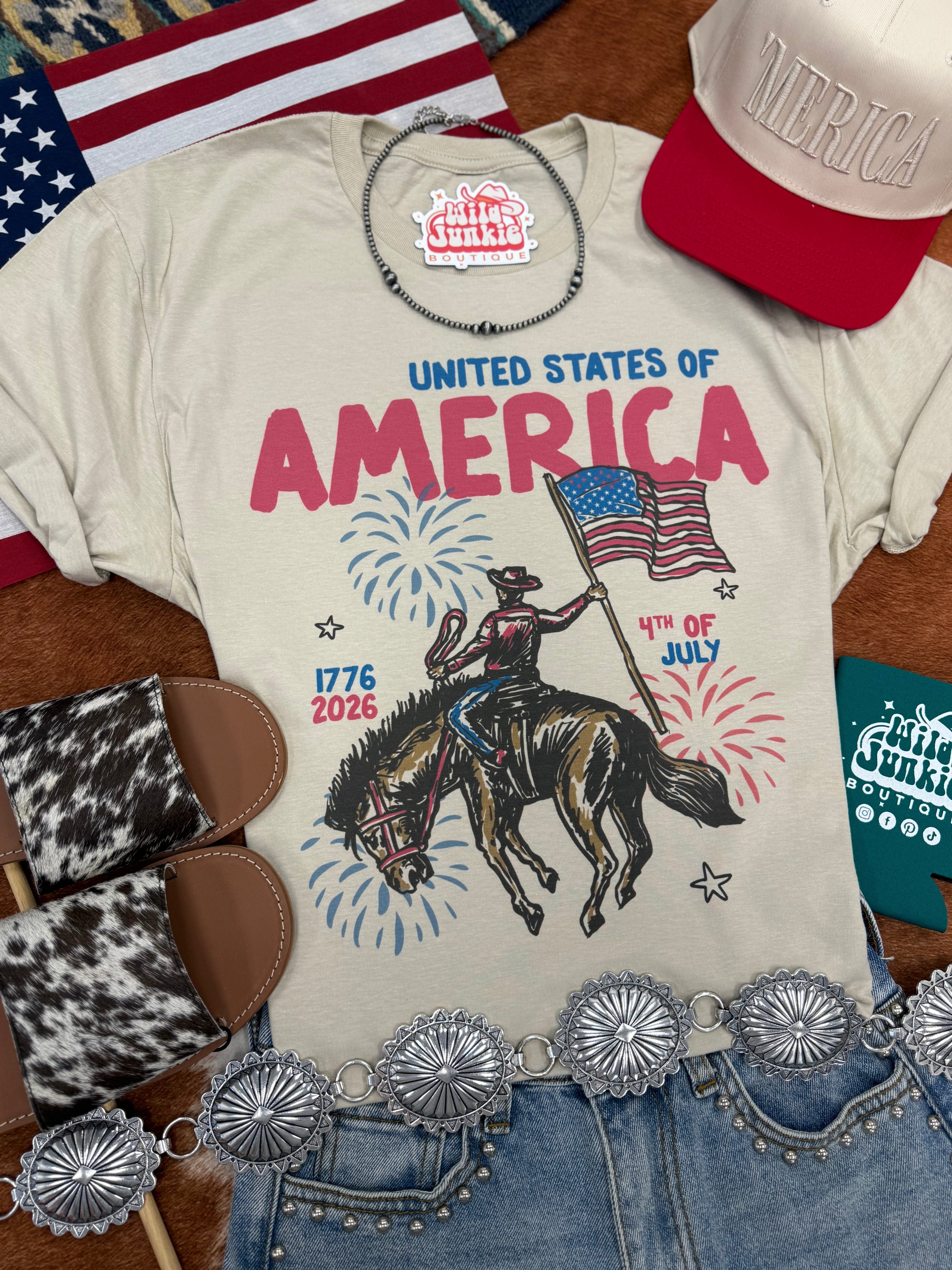 United States of America Cowboy Tee