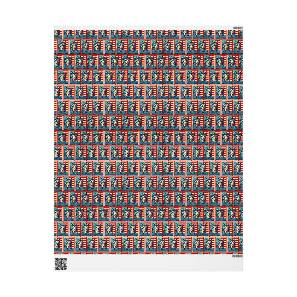 Liberty Semiquicentennial Custom Wrapping Paper Roll – America’s 250th Anniversary
